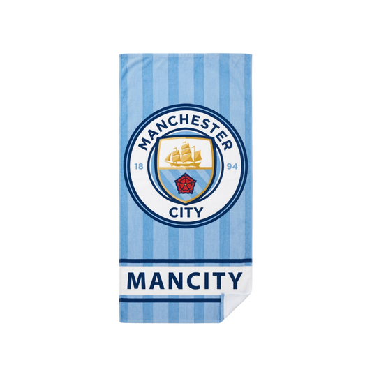 Manchester City badehåndklæde - 70x140 cm.