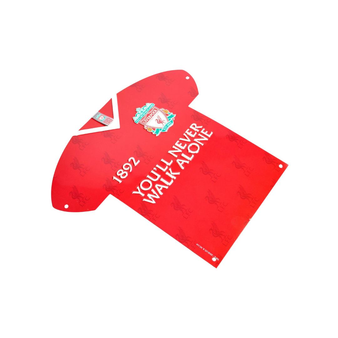 Liverpool FC skilt i metal (24x25 cm)