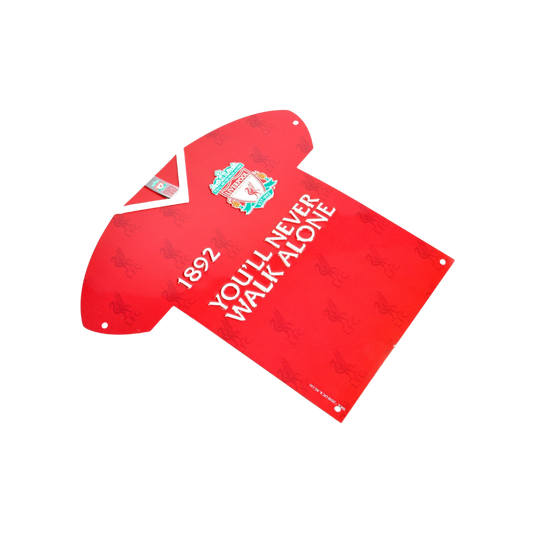 Liverpool FC skilt i metal (24x25 cm)