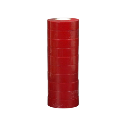 Pronto Strømpetape 1,9 cm x 15 m 10-pak - Rød