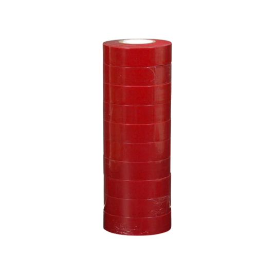 Pronto Strømpetape 1,9 cm x 15 m 10-pak - Rød