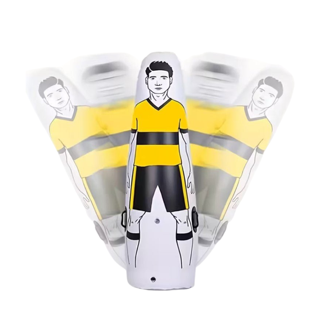 Trænings/Frisparksfigur Oppustelig - Hvid/Gul