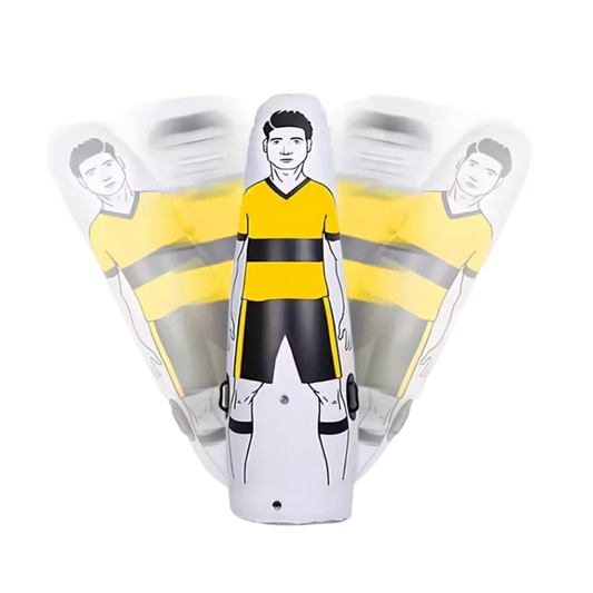 Trænings/Frisparksfigur Oppustelig - Hvid/Gul